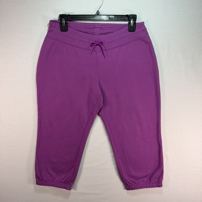 Under Armour Women s Storm Cold Gear Violet Sweatpants Joggers Capris Size M