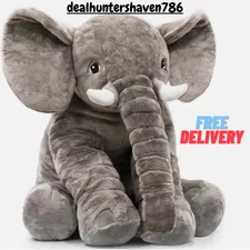 Homily Stuffed Elephant Plush Animal Toy 24 INCH With Free Shipping