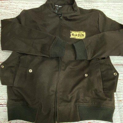 New 2025 Oasis Concert Live 25 Morning Glory Logo Black Harrington