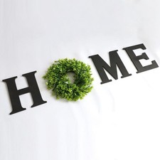 Home Sign Letters Decorative Wooden Block Word Signs Home Farmhouse Black