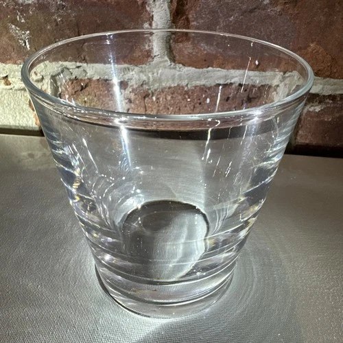 Steuben Old Fashioned Crystal Swirl Glass 4 1/4" Retired Very Very Rare