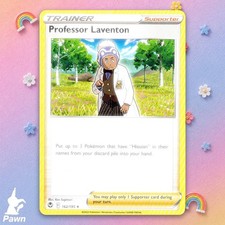 Professor Laventon 162/195 Silver Tempest Pokemon TCG Card Singola Trading Card