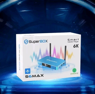 SuperBOX S6MAX Smart Media Player 6K Ultra Resolution Fast Shipping 