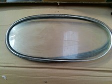 Vw Bug Beetle Oval Window Rear Glass 53-57 Used Original German Sekurit