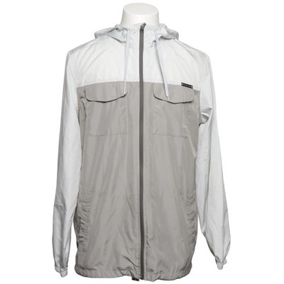 Oakley, Trainingsjacke, Herren, Größe: M, Grau/Weiß, Polyester #15Z