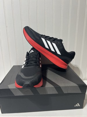 Size 12 - Adidas Runfalcon Black Active Red Running Sneaker adidas Runfalcon 5 Running Mens Size 15 M Sneakers Athletic  main image 2