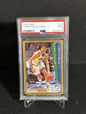 1992-93 FLEER CHRISTIAN LAETTNER RC TIMBERWOLVES PSA 9 *low Pop* DUKE💎