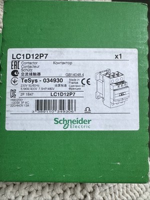 SCHNEIDER ELECTRIC  Leistungsschütz LC1D12P7
