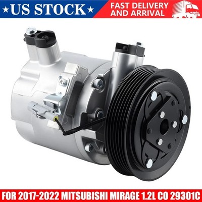 AC Compressor w/ Clutch for 2014-2020 Mitsubishi Mirage,2015-2018 Dodge Attitude