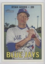 2016 Topps Heritage High Number Red Back Ryan Goins #563 fm0
