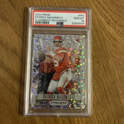 2023 Panini Prizm - Prizm Flashback Patrick Mahomes II #PF-6 No Huddle Prizm