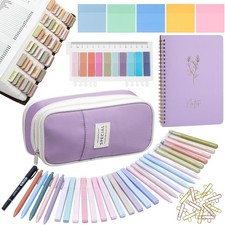 KOPKOFT Bible Study Supplies, Journaling Kit for Women with Purple