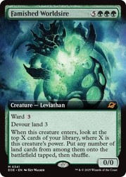 Famished Worldsire (Extended Art) - Foil - Edge of Eternities #341