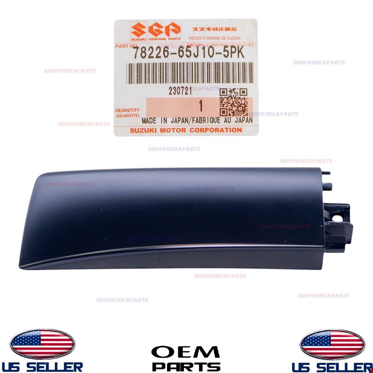 クラウン78U15P Suzuki OEM Roof Rack Rail Luggage Carrier-rear Cover Left