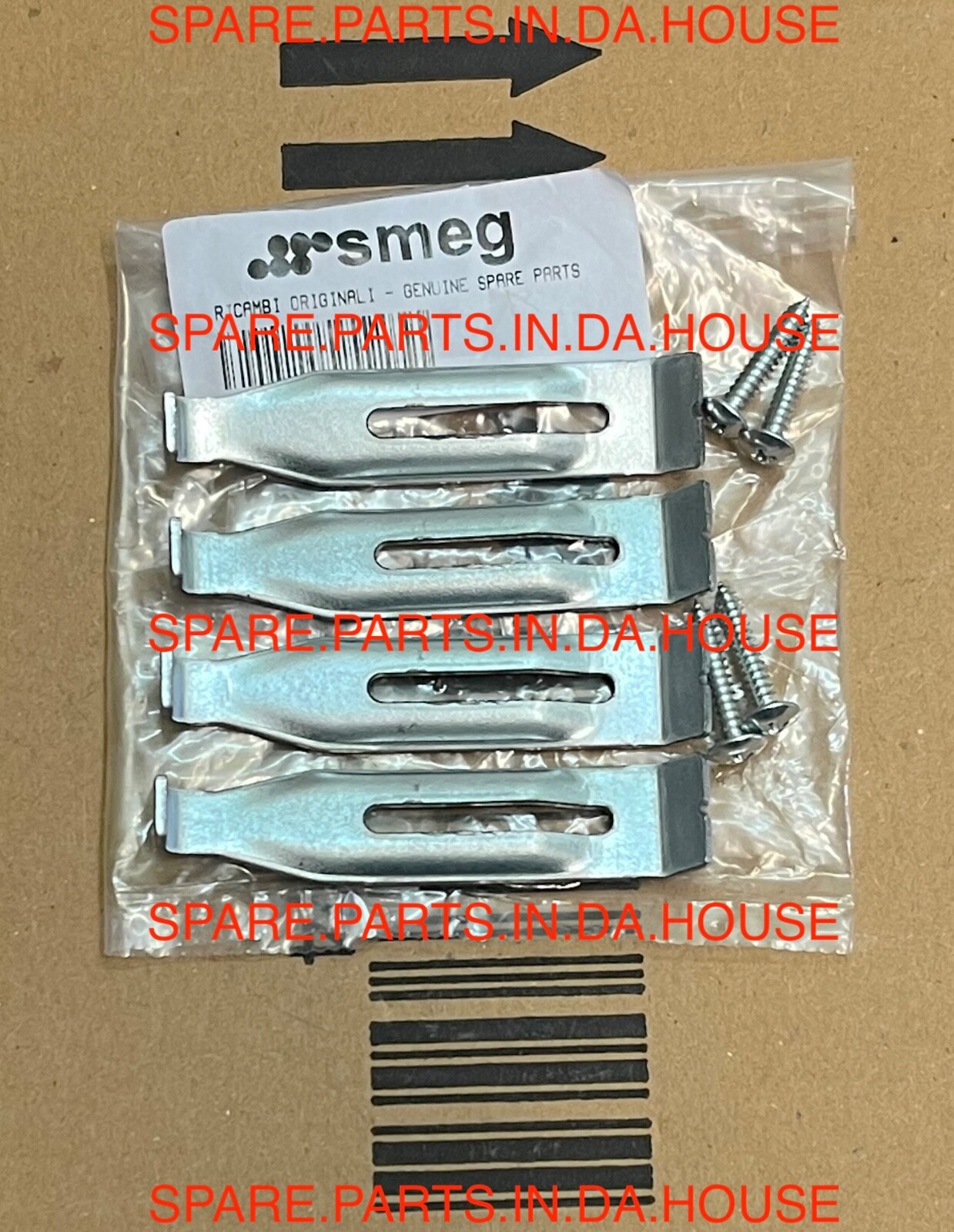 Smeg Gas Cooktop Mounting Bracket Fixing Kit SNZ64SS1 SNZ64SS3 SNZ64WH1