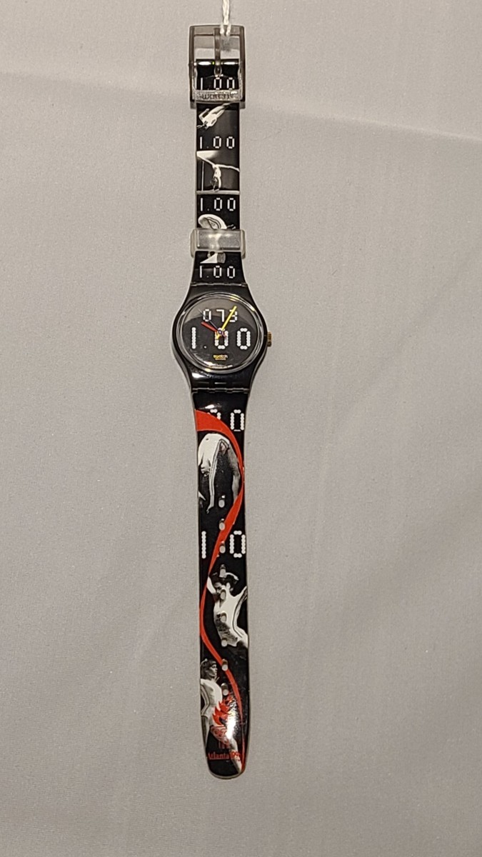 Vintage Collector Swatch Watch 1996 Atlanta Olympics NADIA  display picture 3