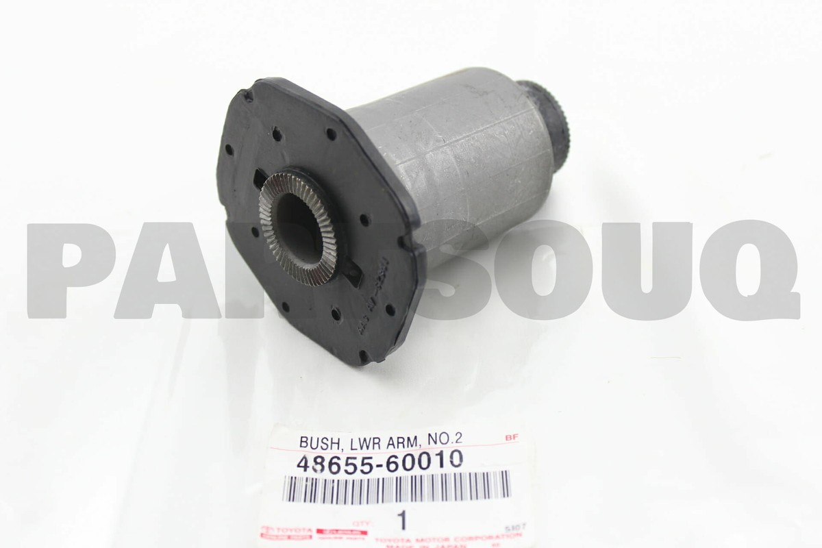 4865560010 Genuine Toyota BUSH, FRONT LOWER ARM, NO.2, RH/LH 48655