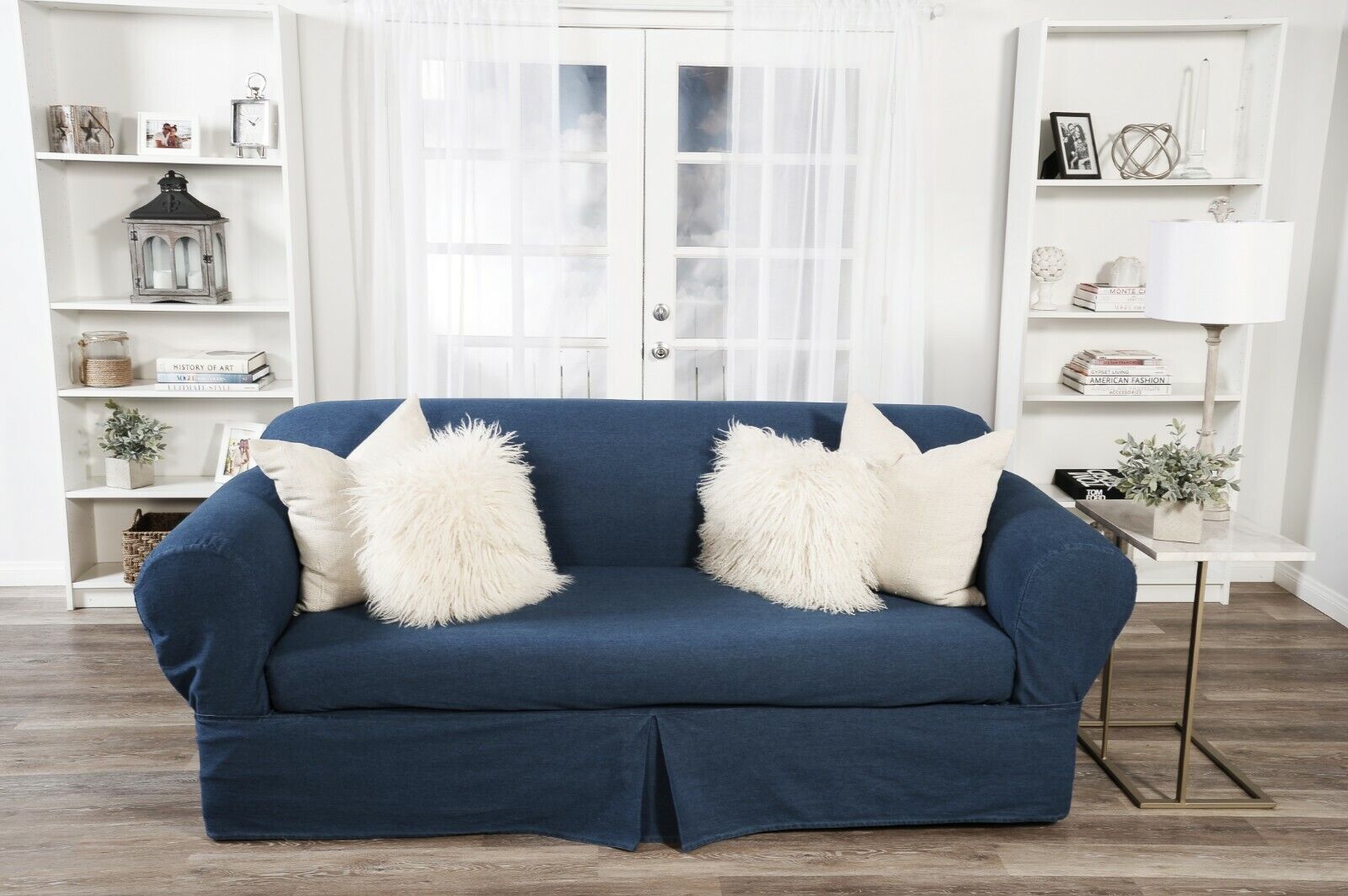 Lane Ridgeland Denim Sofa | Budget-friendly Living Room Furniture