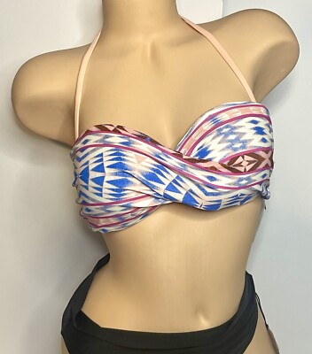NWT Candies Bathing Suit Bikini Halter Swim Top - XS - Style 8359KC MSRP $36
