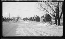 8" x 10" Photo View of new houses at the Ironwood Homesteads, Michigan