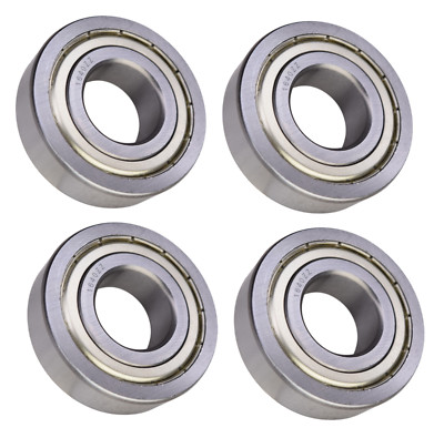 りんです 4 Each) 1640-ZZ Shielded Radial Ball Bearing 7/8 ID X 2 OD X 9/16