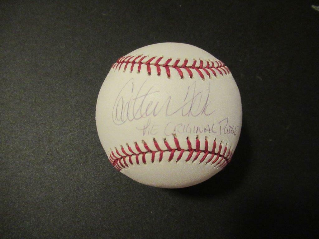 Carlton Fisk (The Original Pudge) Signed Baseball Autograph Auto