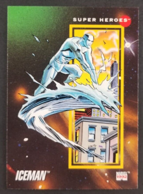 Iceman 1992 Marvel Impel Card #27 (NM)