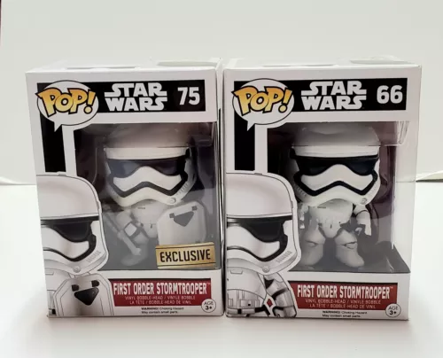 Funko Pop First Order Stormtrooper #66 and #75 Walgreen Exclusive NRB