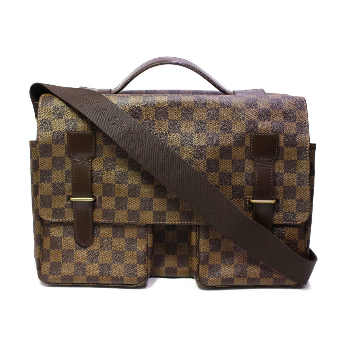 LOUIS VUITTON Broadway shoulder crossbody bag N42270 Damier Ebene Used Mens LV | eBay