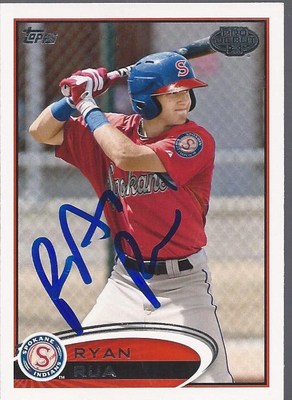 Texas Rangers RYAN RUA Signed 2012 Topps Card | eBay