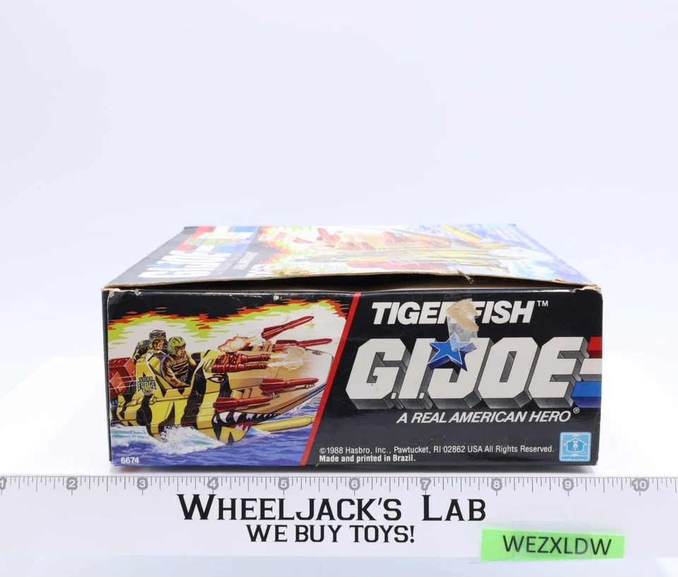 Figura de acción Hasbro 1988 GI Joe Tiger Force 100 % completa Tiger Fish NUEVA SIN USAR, EN CAJA Foto 3 de 4