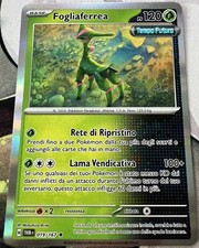 Carta Pokemon Crepuscolo Mascherato TWMit ITA: FOGLIAFERREA 019/167 Rara Holo