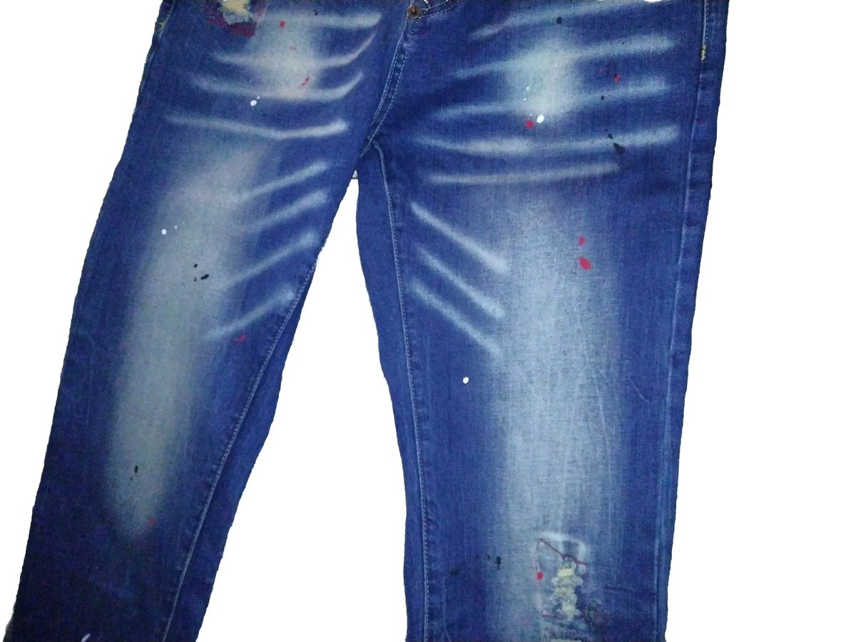 DSQUARED2 NEW RIDER JEAN LONG CROTCH TIGHT BOTTOM MILANO