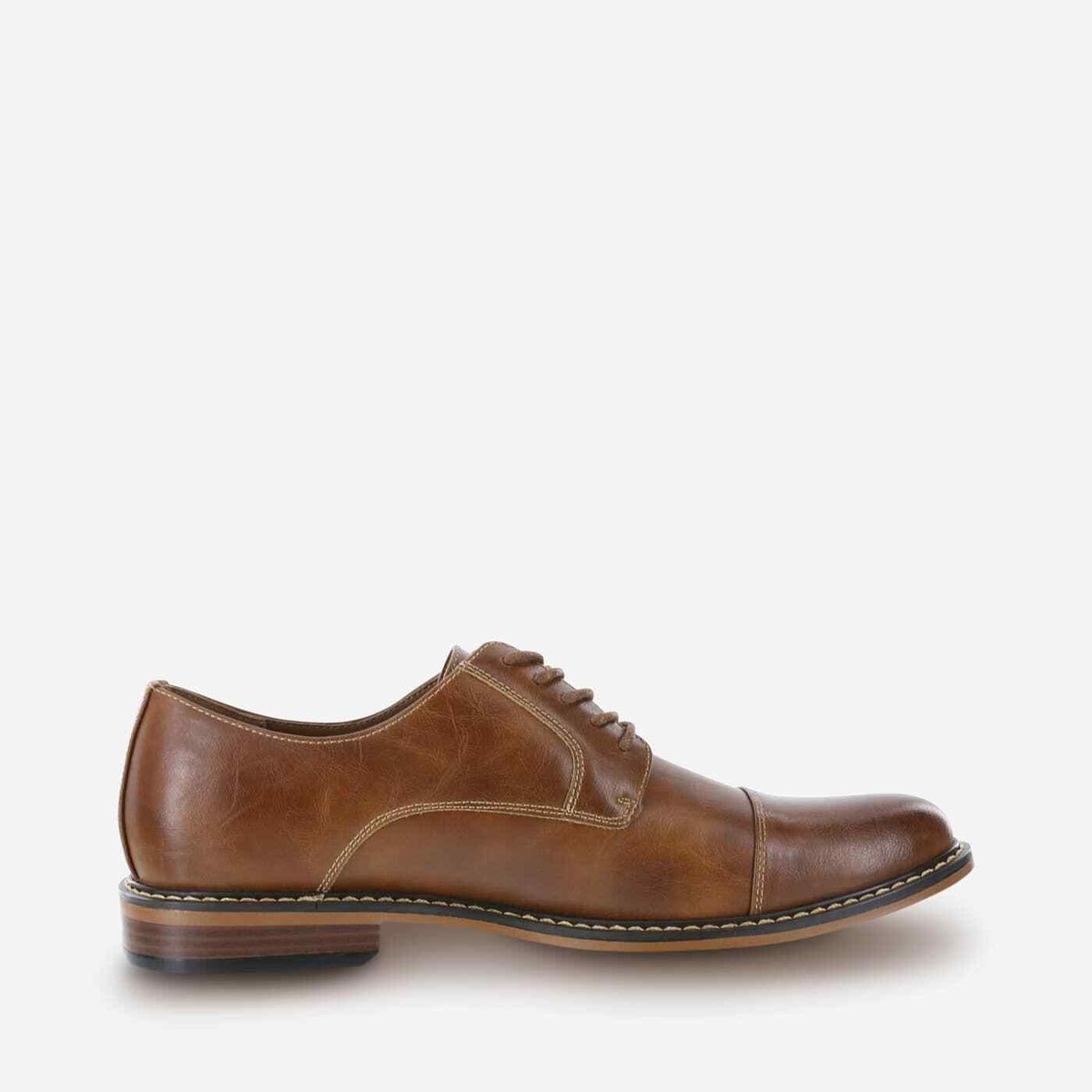 DEXTER COMFORT | Men\'s Alec Captoe Cognac Oxford Dress Shoes Size 11 Dexter Comfort Men main image 3