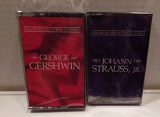 2 SEALED Classical Cassettes "Favorites from the Classics" Strauss  Gershwin
