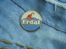 Pin Erdal Schuhpflege Schuhcreme Erdalfrosch Deckweiss Werner & Mertz Mainz 