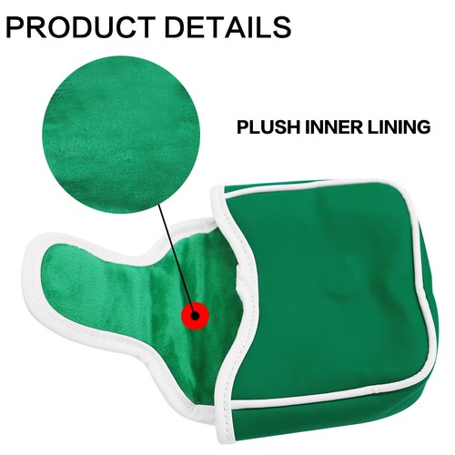 Putter Cover for Scotty Cameron Odyssey 2ball Lucky Clover Magnetic - Picture 6 of 11