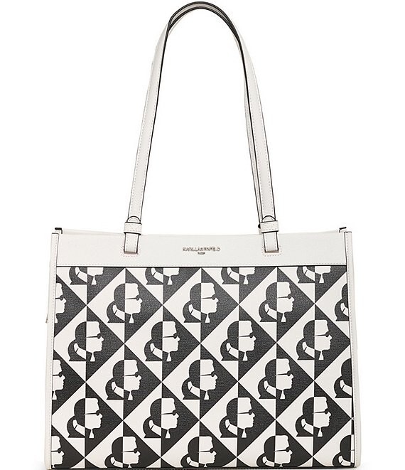 KARL LAGERFELD PARIS Maybelle Logo Square Tote Bag (Style: LH4B41CT)