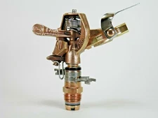 1 REBUILT 1970 RAIN BIRD #25PJ 1/2" ADJ BRASS IMPACT SPRINKLER BEST EVER MADE!