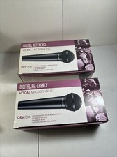 2 Digital Reference Drv100 Dynamic Cardioid Handheld Vocal Microphones Lot Of 2