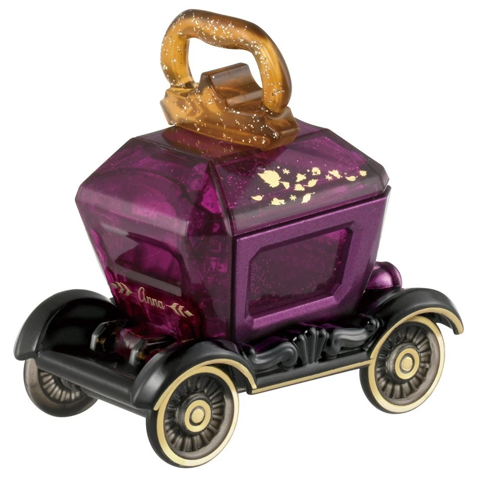 Takara Tomy Disney Motors Jewelryway Vanity Carat Snow Princess Ana Diecast Car - Image 2 of 4