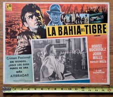 1959 Tiger Bay Spanish Movie Poster La Bahia Del Tigre 16x12