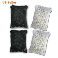 2 lbs Bio Ceramic Rings + 100 Bio Balls for Aquarium Fish Pond Canister filter