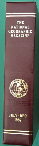 National Geographic Magazine & Slipcase July - December 1987 Volume 172 Nos. 1-6 - Foto 1 di 12
