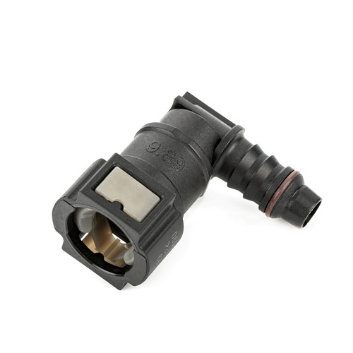 Fuel Line Connector Pipe Hose Coupling Quick Release 9.89 mm 90° - Picture 2 of 10