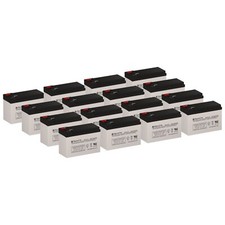 APC SU5000RMXLT5U UPS, SLA SigmasTek SP12-7.5 T2 Battery Replacement Set of 16