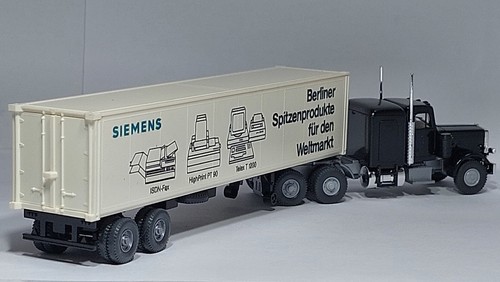 🚛 Wiking Peterbilt Sattelzug Siemens | 1:87 (H0) | (25/34) 🚛 - Bild 4 von 4