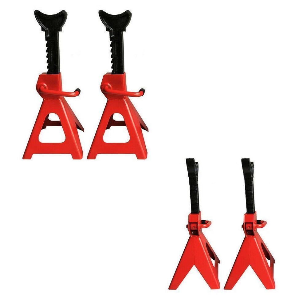 1 Pair of 3 Ton Mechanicis Auto Car Tire Change Repair Jack Stands 2