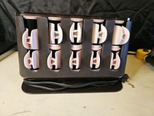 Remington H9100 Pro Hair Setter with Thermaluxe Hot Rollers Black Felt Covered