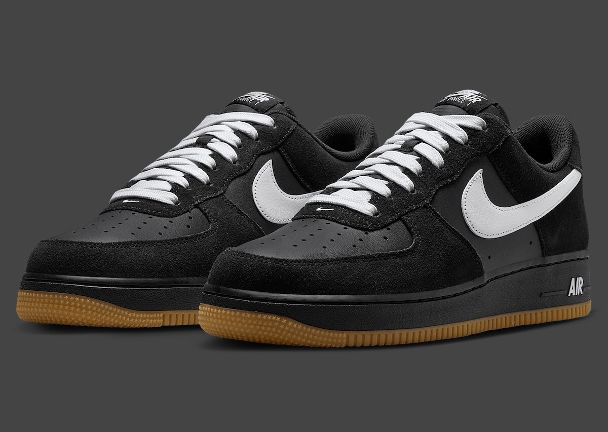 ★NIKE★Air Force 1 07 LV8★ IB6388-001★ Nike Air Force 1 Low '07 LV8 Black Gum Light Brown White